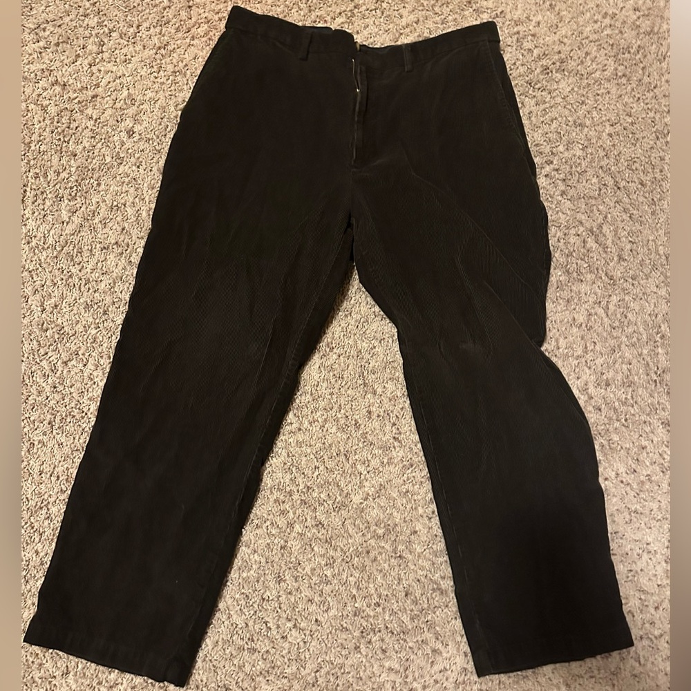 dark brown haggar courduroy